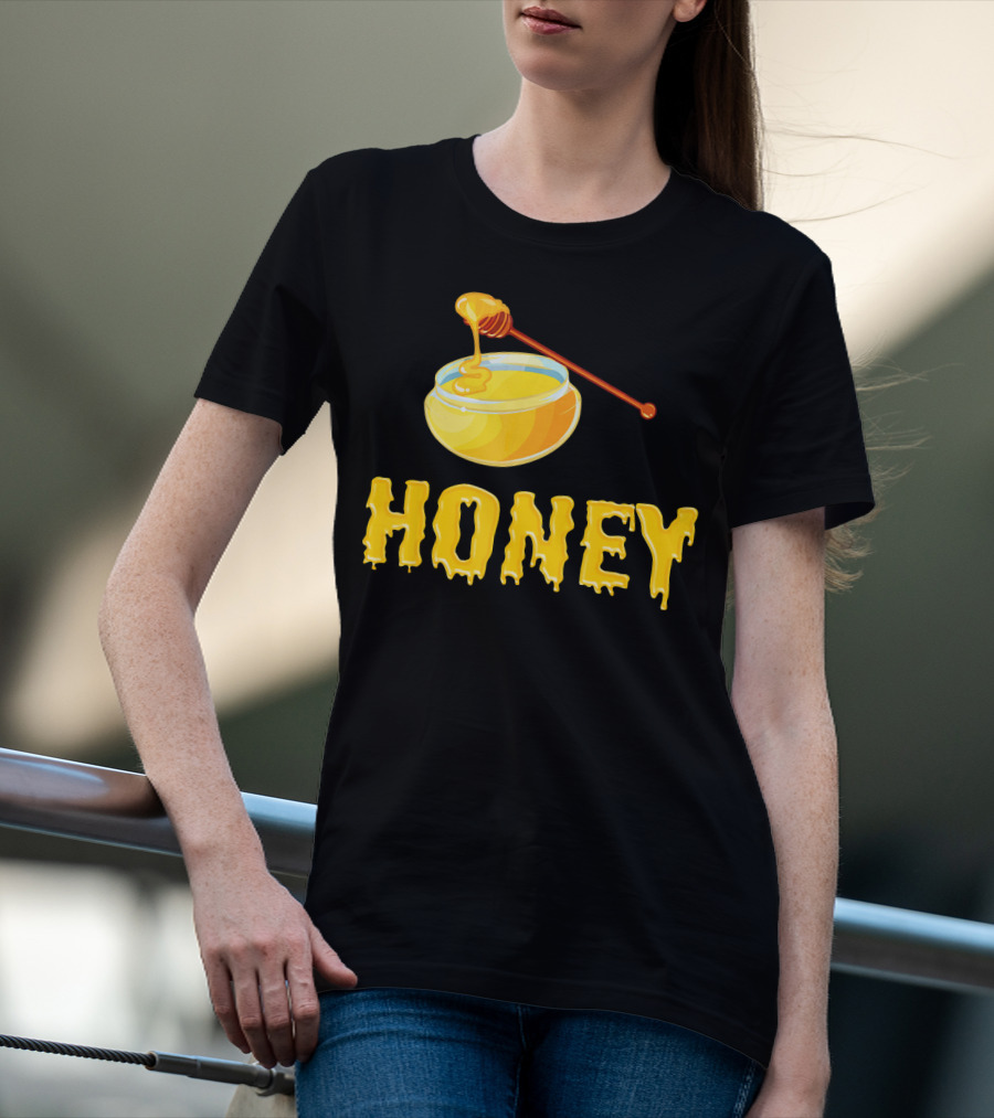 Honeypot Honey Dripping From Golden Jar T-Shirt