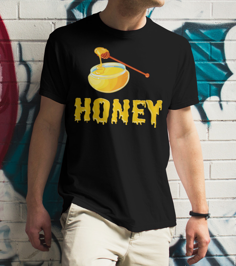Honeypot Honey Dripping From Golden Jar T-Shirt