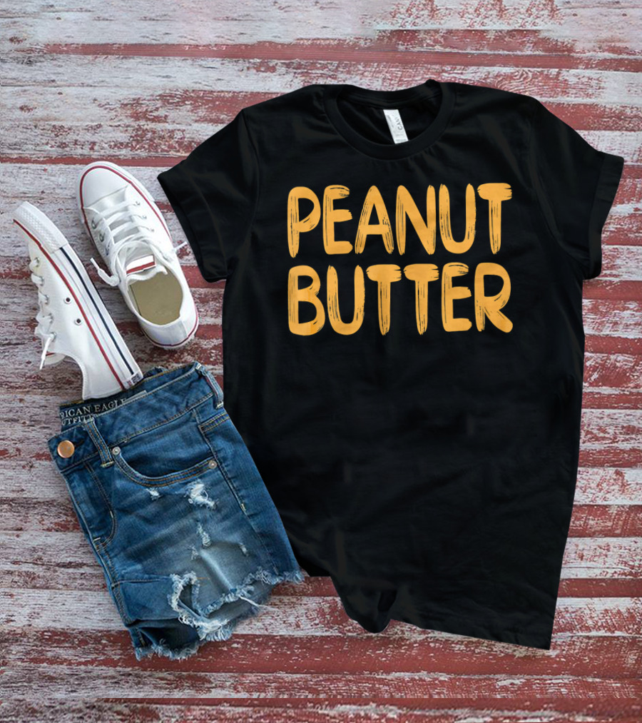 Fun Peanut Butter Halloween Matching Cos Group Costume Idea T-Shirt