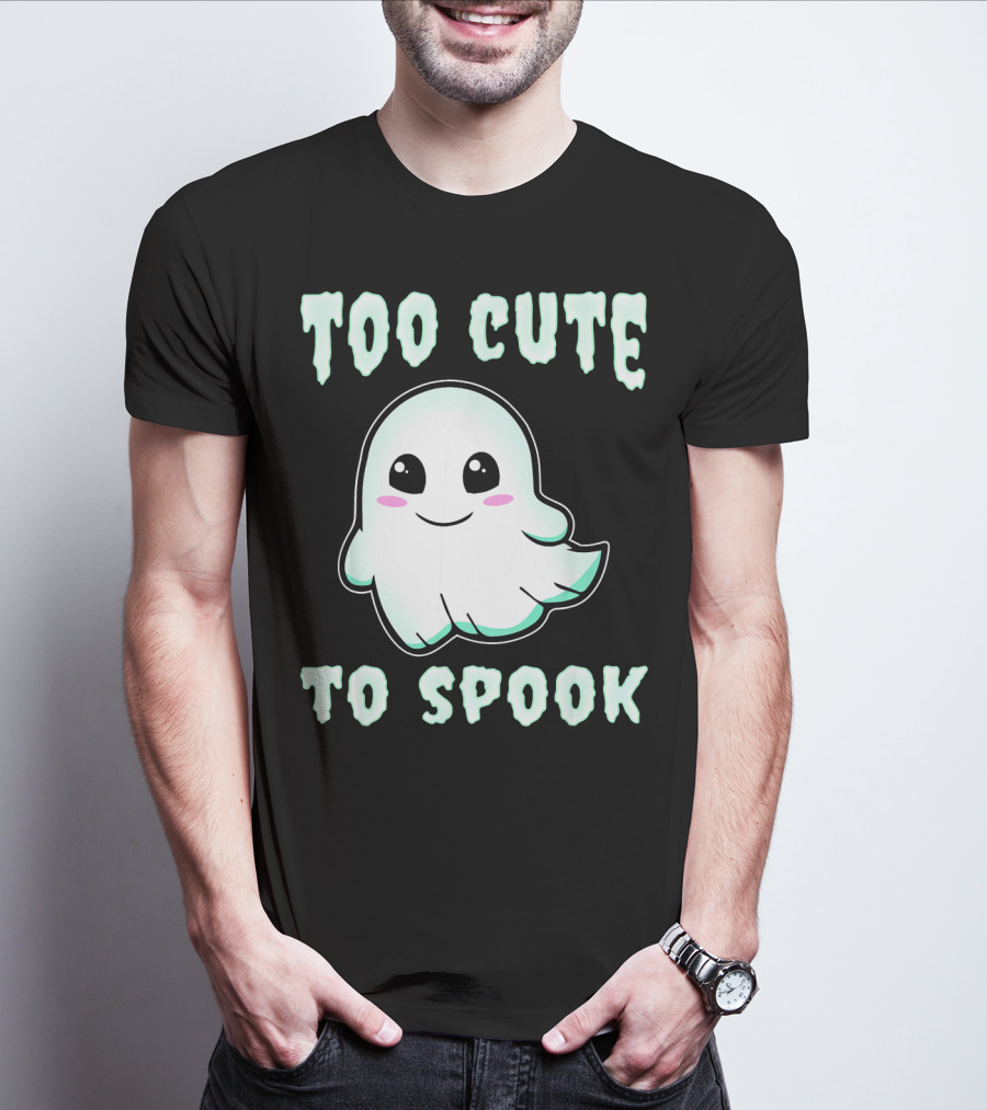 Too Cute To Spook Ghost Charm T-Shirt