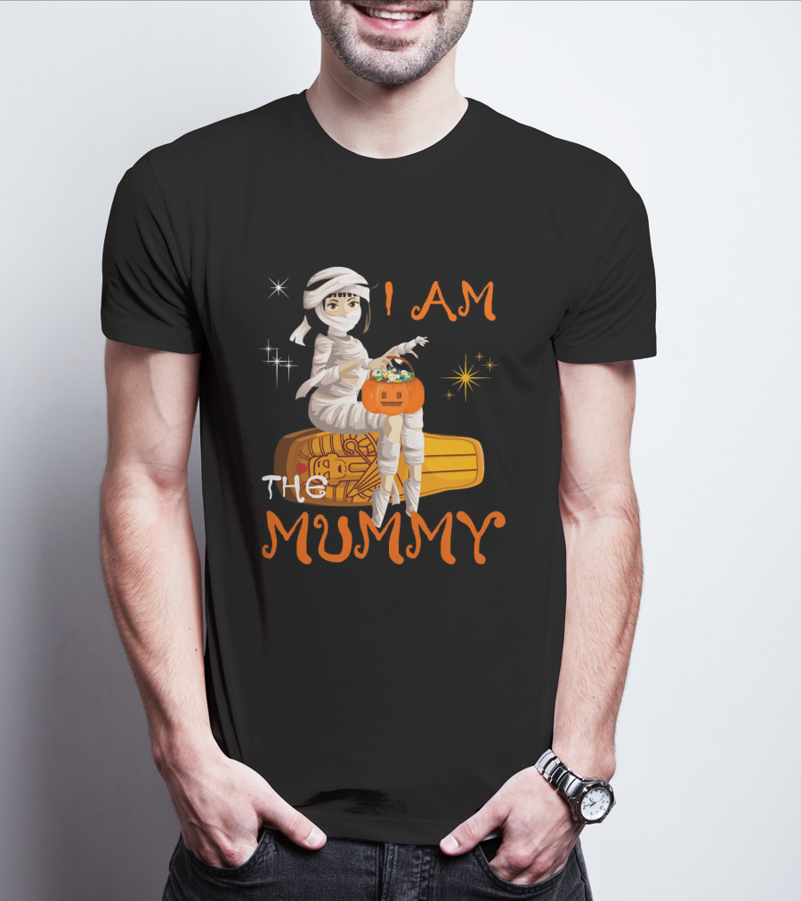 I Am The Mummy Halloween Night Costume Tri T-Shirt