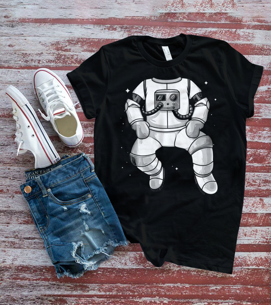 Cool Astronaut Halloween Costume Space Suit Fan T-Shirt