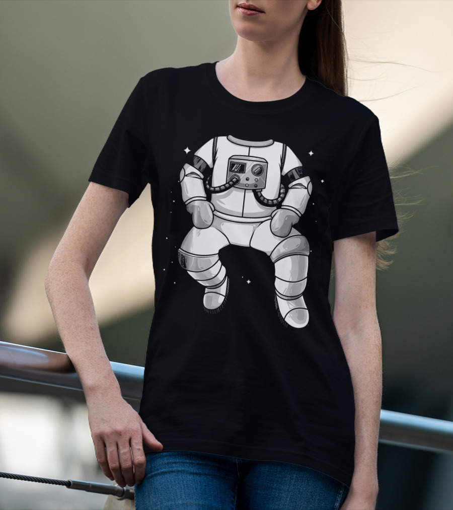 Cool Astronaut Halloween Costume Space Suit Fan T-Shirt