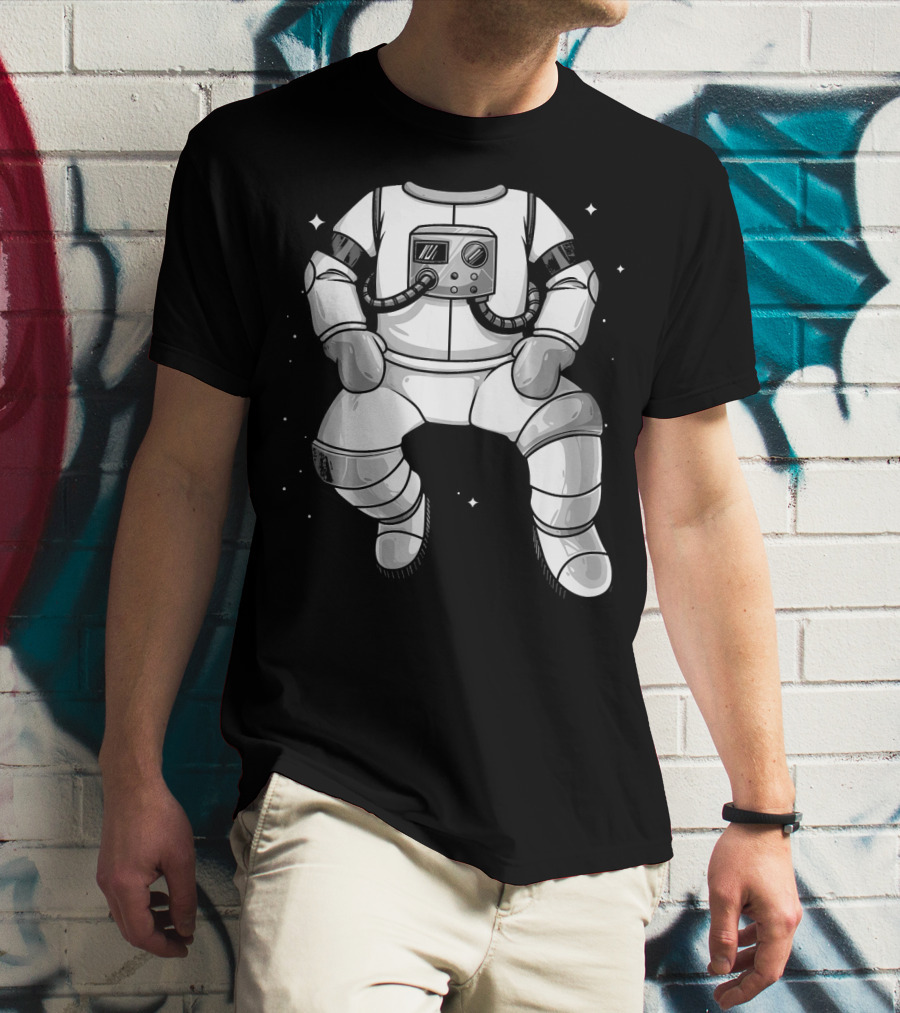 Cool Astronaut Halloween Costume Space Suit Fan T-Shirt
