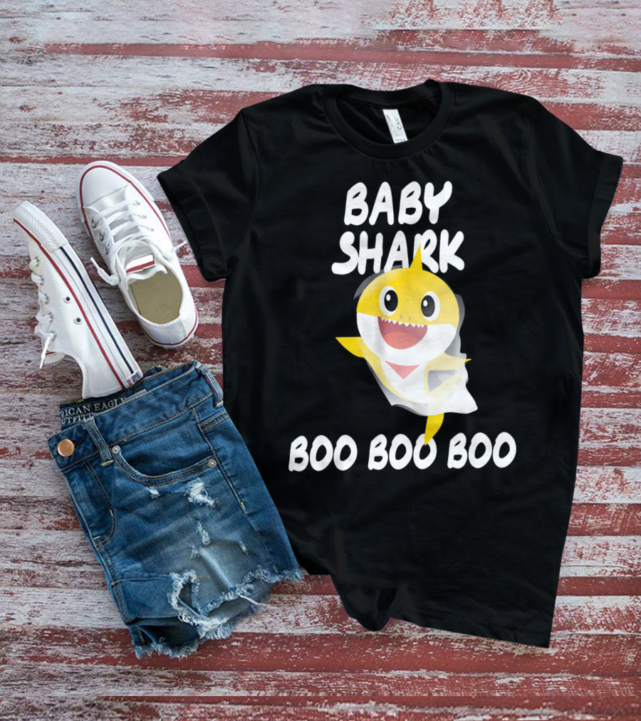 Baby Shark Halloween Boo Boo Boo T-Shirt