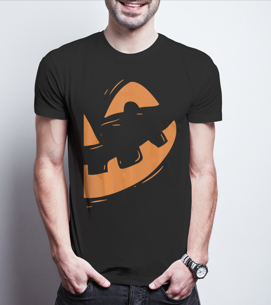 Jack O Lantern Pumpkin Face Halloween Smile T-Shirt