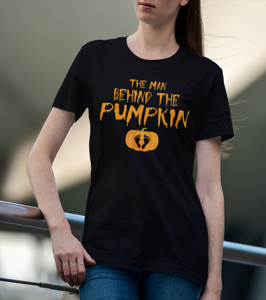 The Man Behind The Pumpkin Feet Inside Jack-o'-Lantern T-Shirt