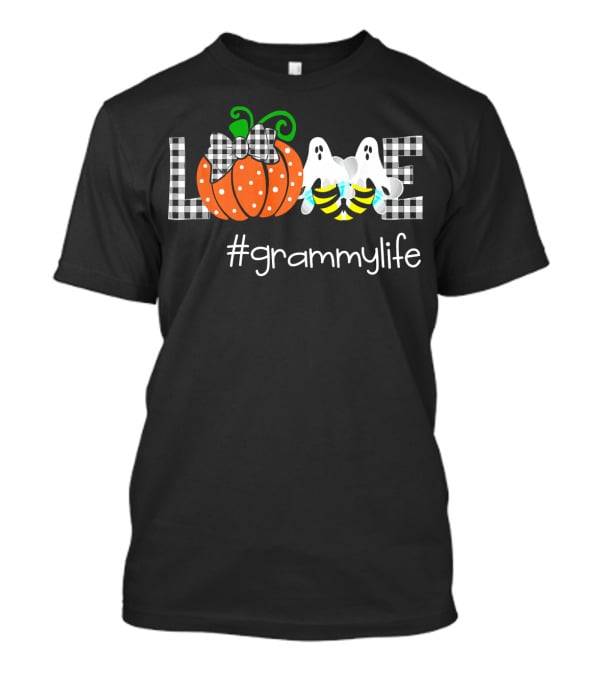 Love Pumpkin Ghost Bee #grammylife T-Shirt