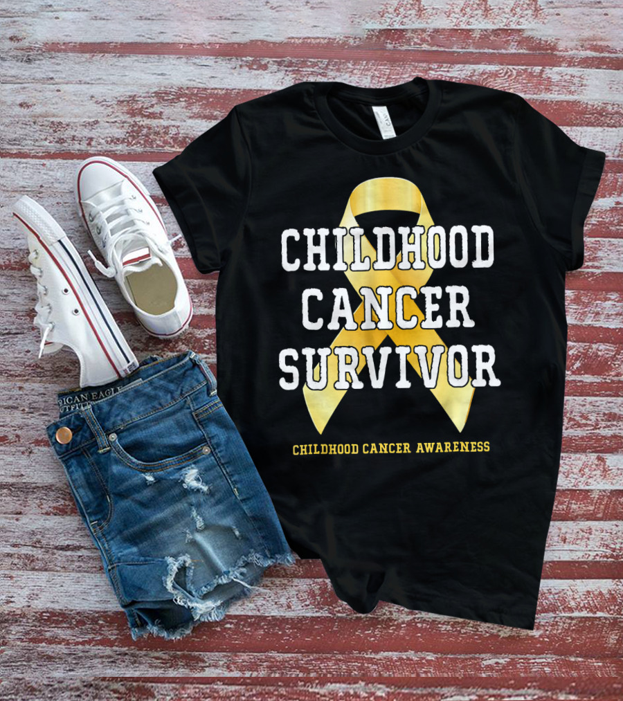 Childhood Cancer Survivor Childhood Cancer Awareness T-Shirt
