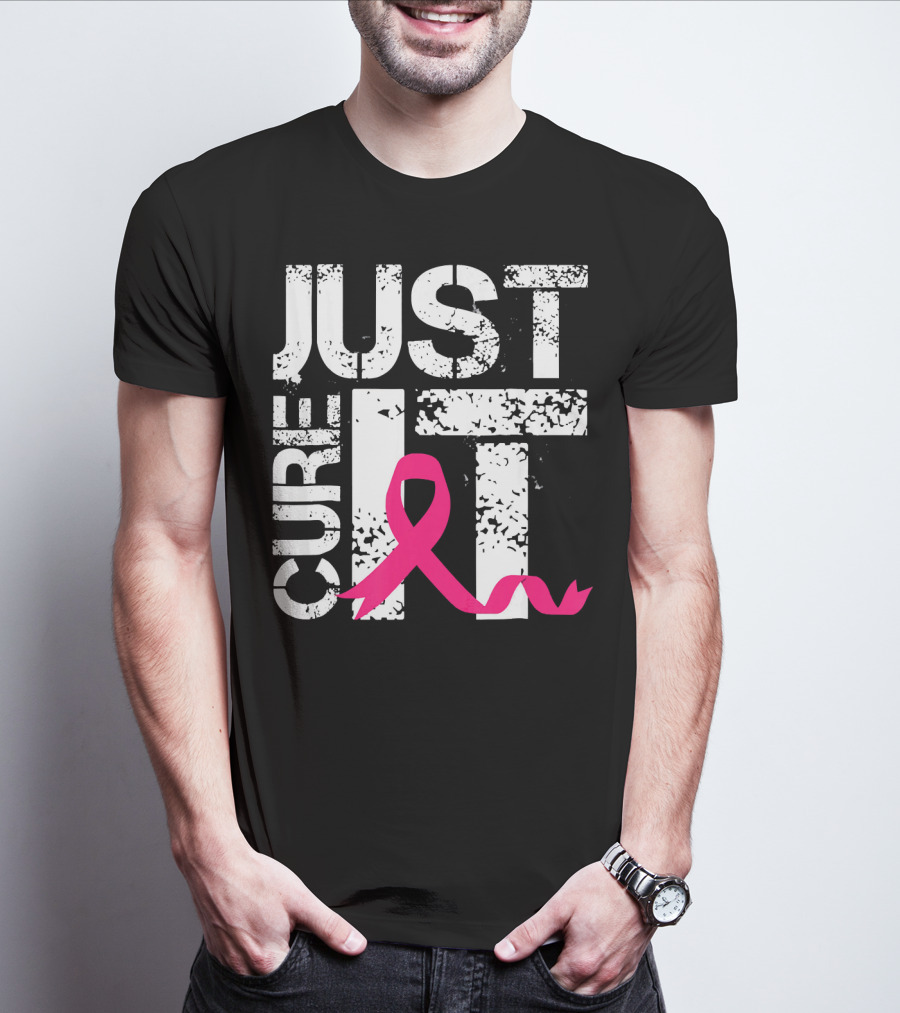 Women Just Cure It Breast Cancer Awareness Pink T-Shirt