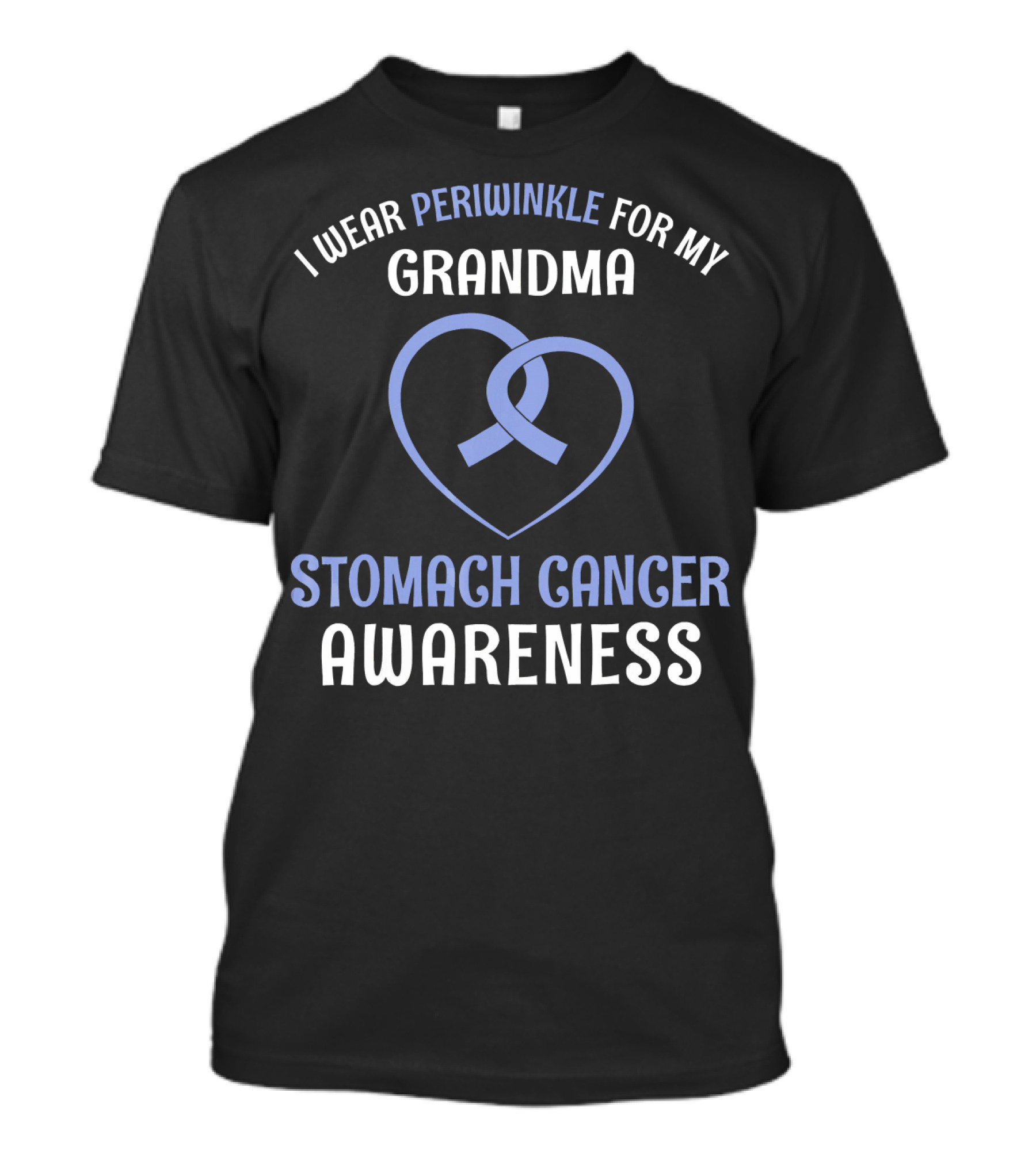 I Wear Periwinkle For My Grandma Stomach Cancer Awareness T-Shirt