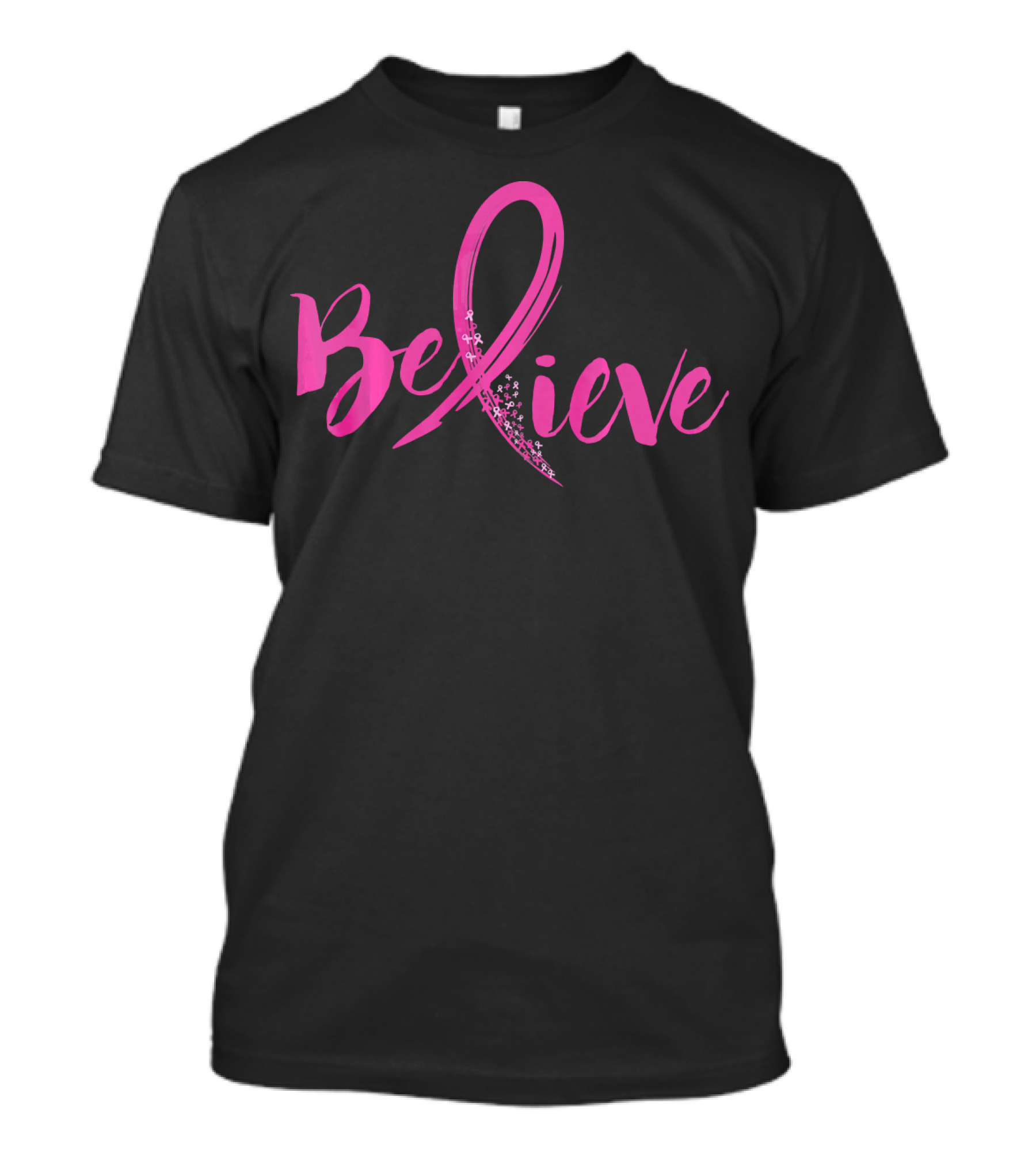 Believe Women Breast Cancer Awareness T-Shirt