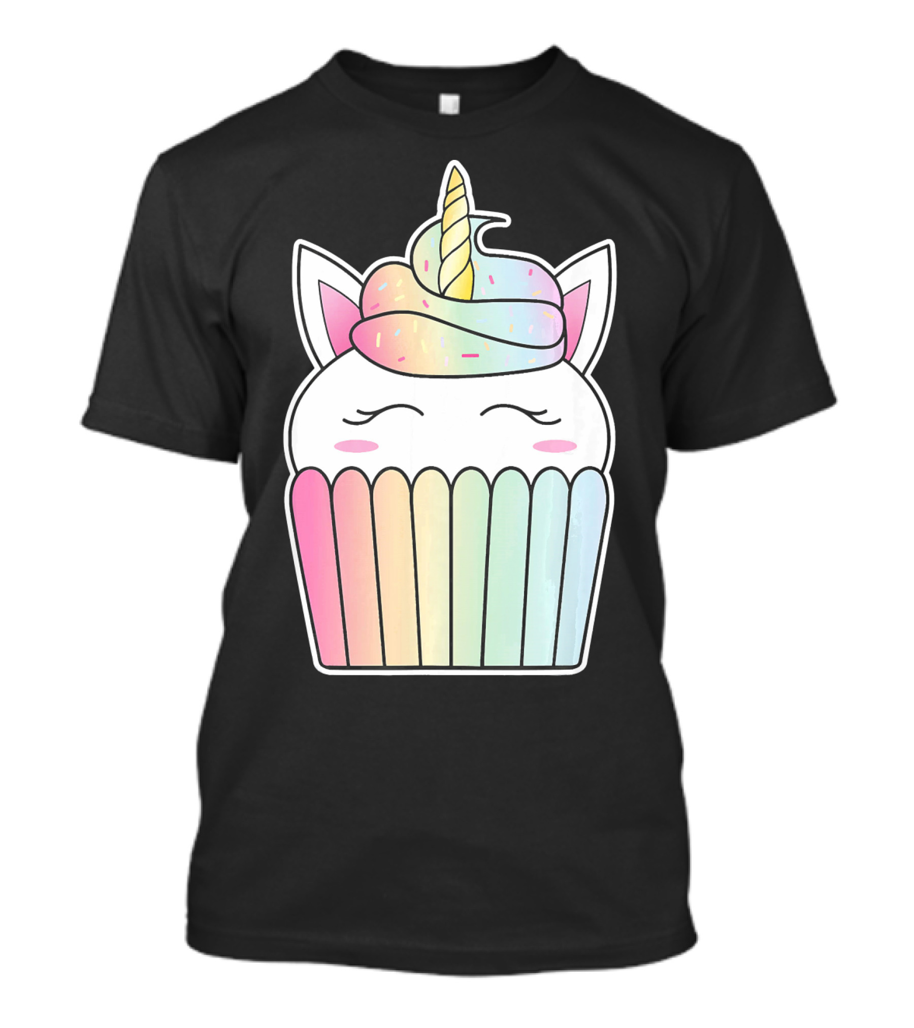 Unicorn Cupcake Pastel Cute Baking Kawaii T-Shirt