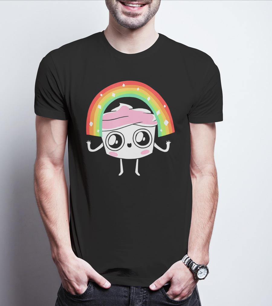 The Good Advice Cupcake Kawaii Rainbow Delight T-Shirt