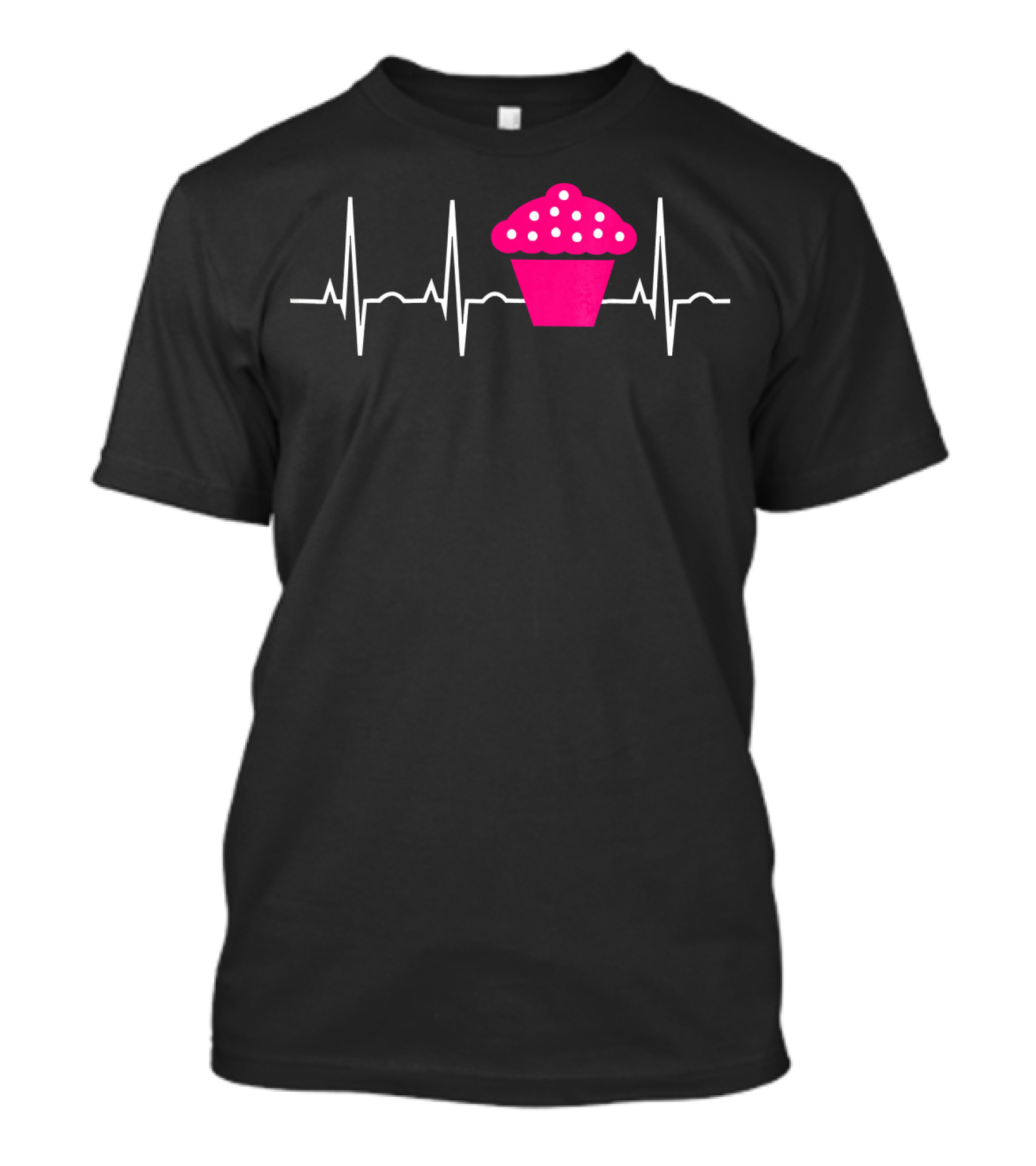 Cupcake Heartbeat Pulse T-Shirt