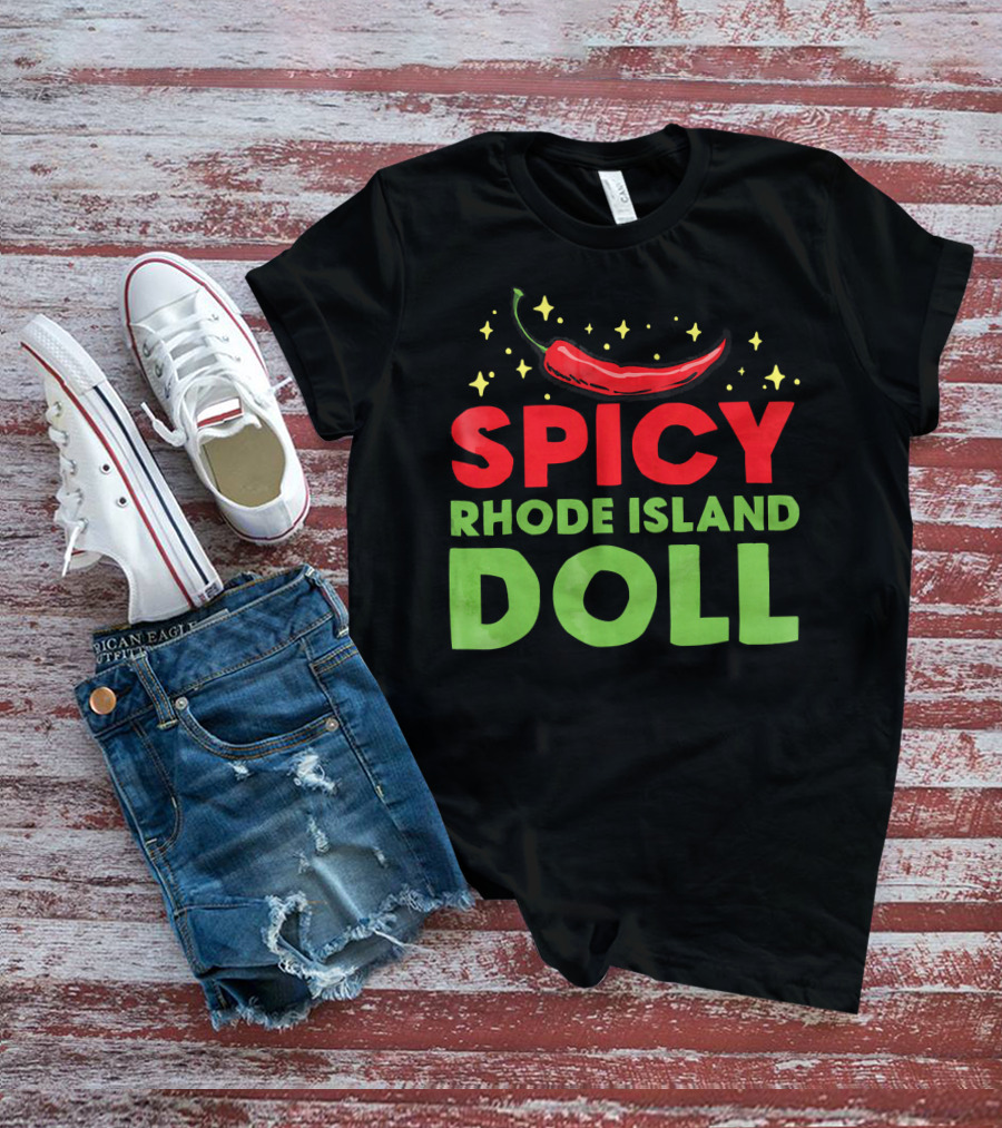 Spicy Rhode Island Doll Chili Pepper T-Shirt