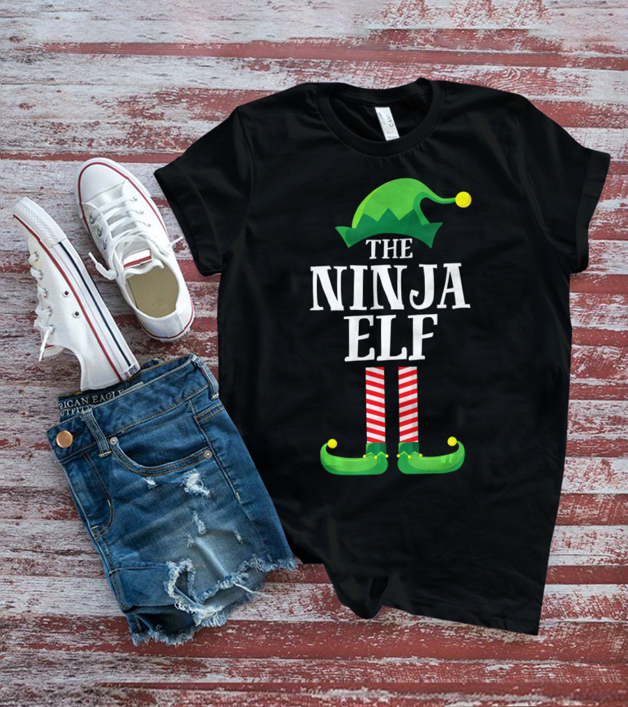 The Ninja Elf Christmas Family Matching Group T-Shirt