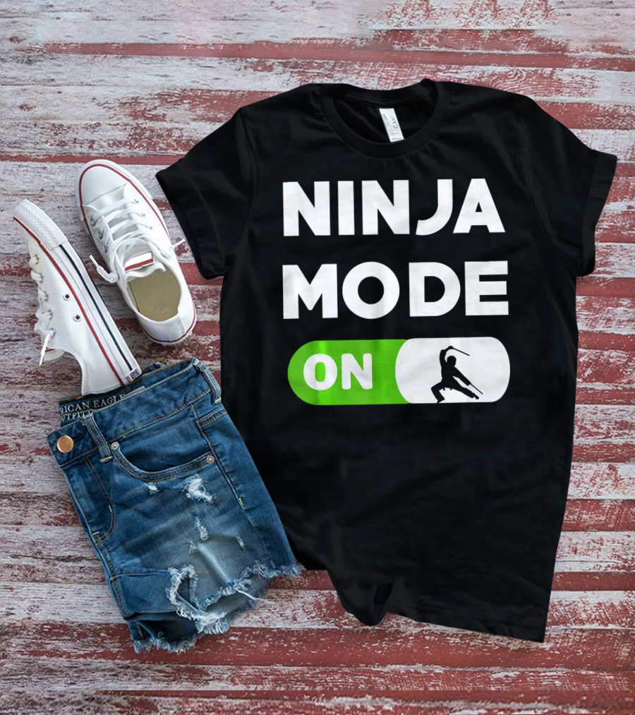Ninja Mode ON Karate Judo Tae Kwon Do T-Shirt