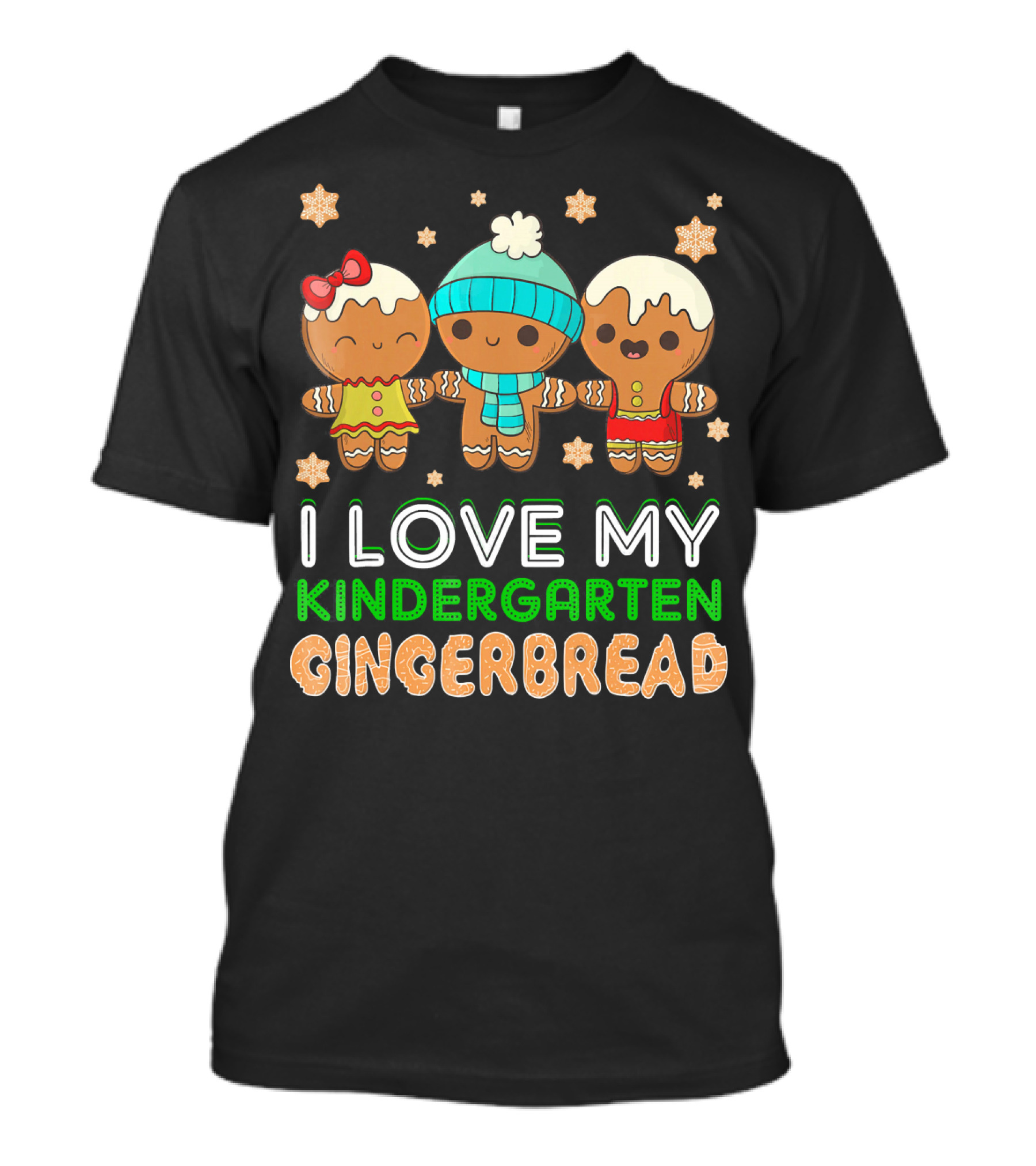 I Love My Kindergarten Gingerbread T-Shirt