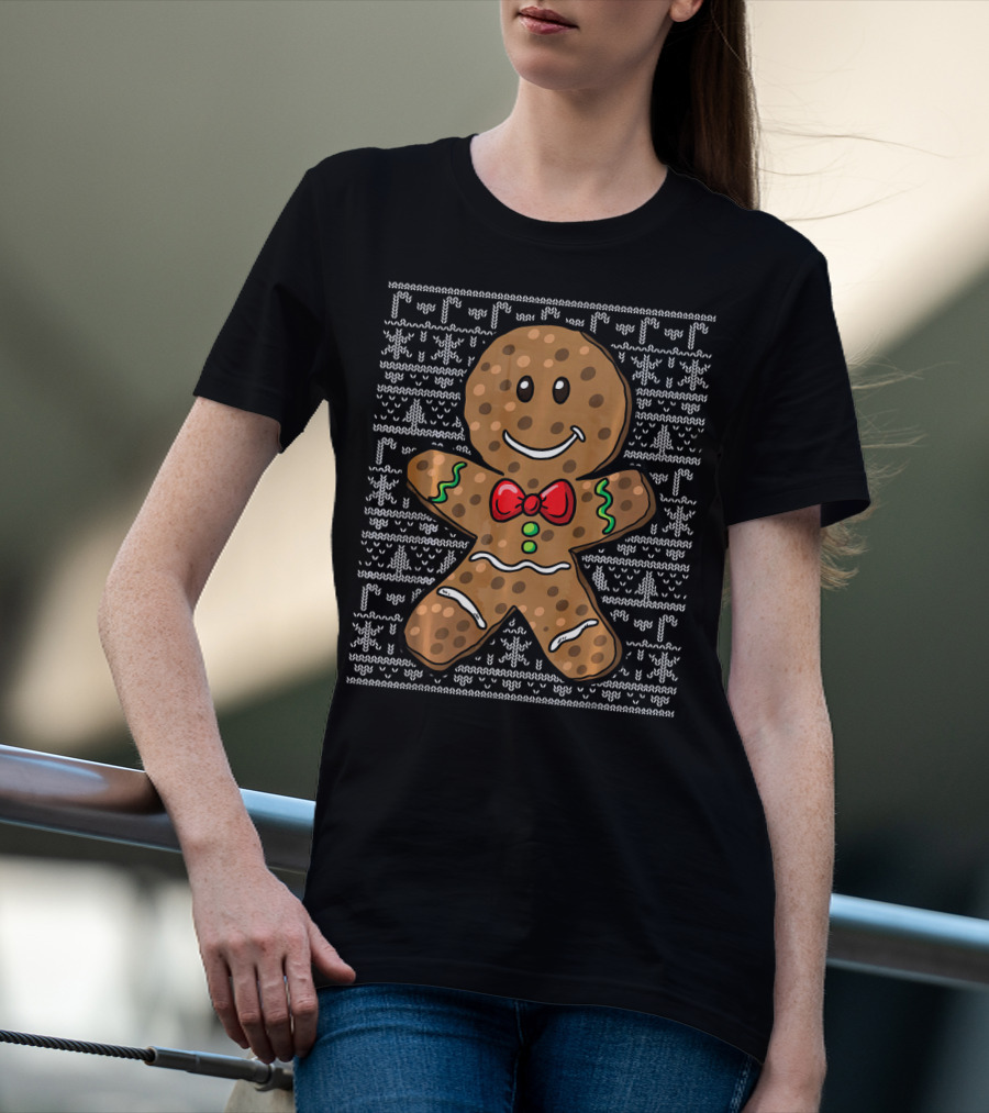 Gingerbread Man Christmas Holiday T-Shirt