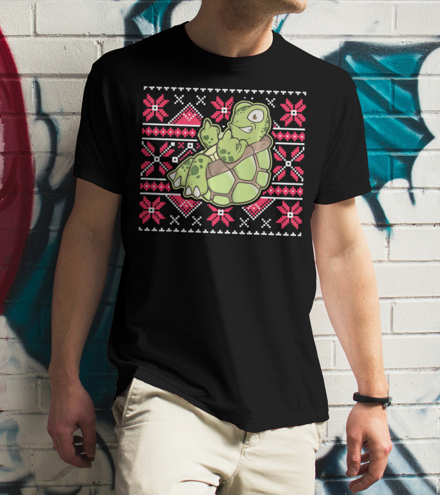 Ugly Christmas Turtle T-Shirt