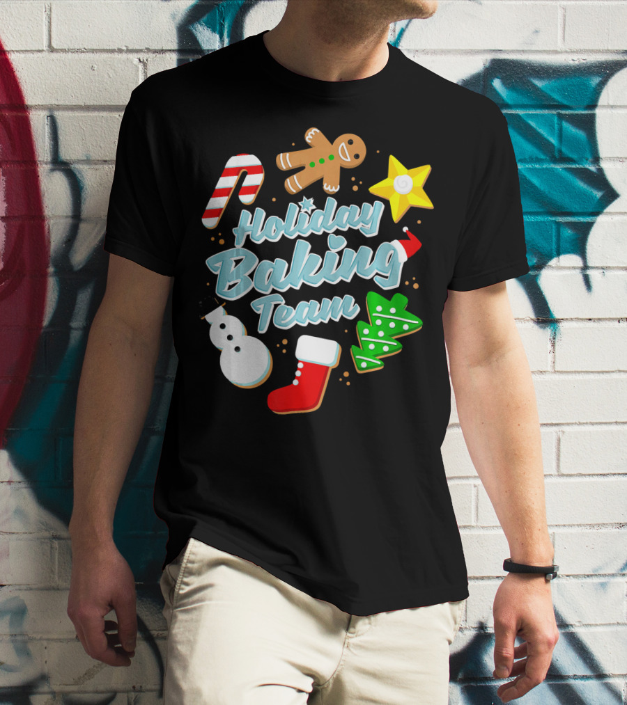 Holiday Baking Team Ugly Christmas Funny Baker T-Shirt