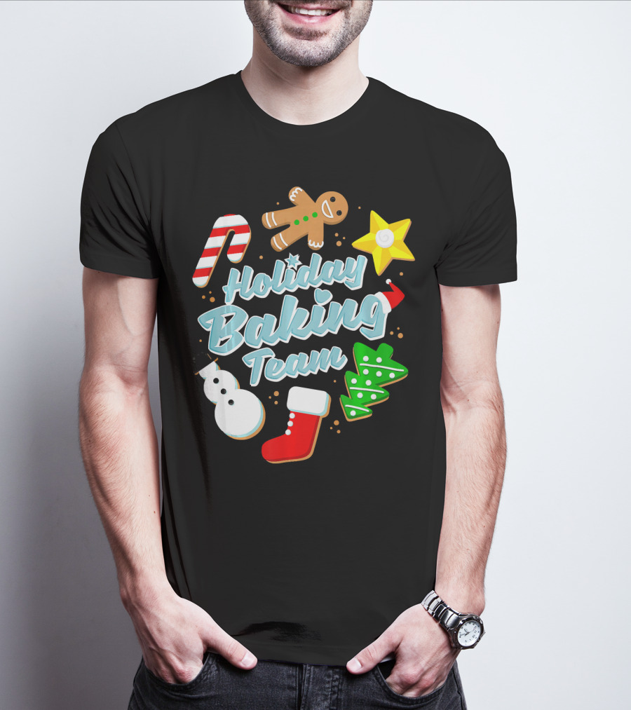 Holiday Baking Team Ugly Christmas Funny Baker T-Shirt