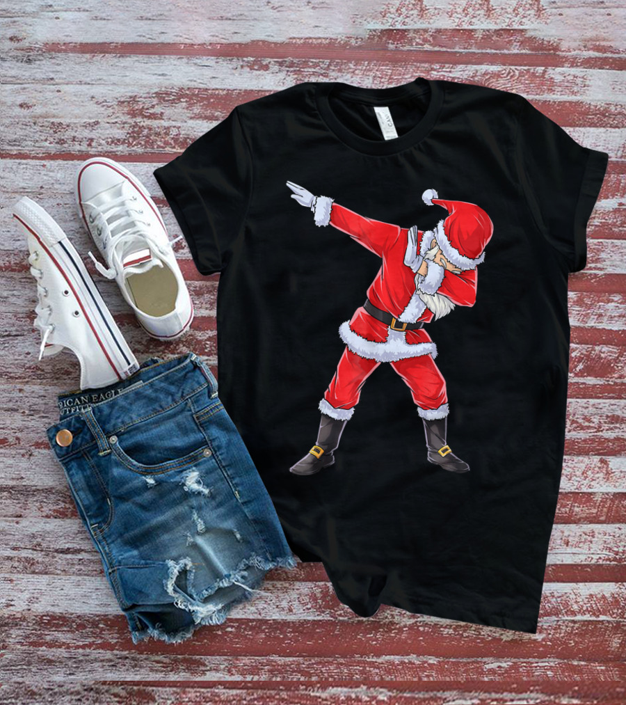 Dabbing Santa Christmas Dance Pose T-Shirt