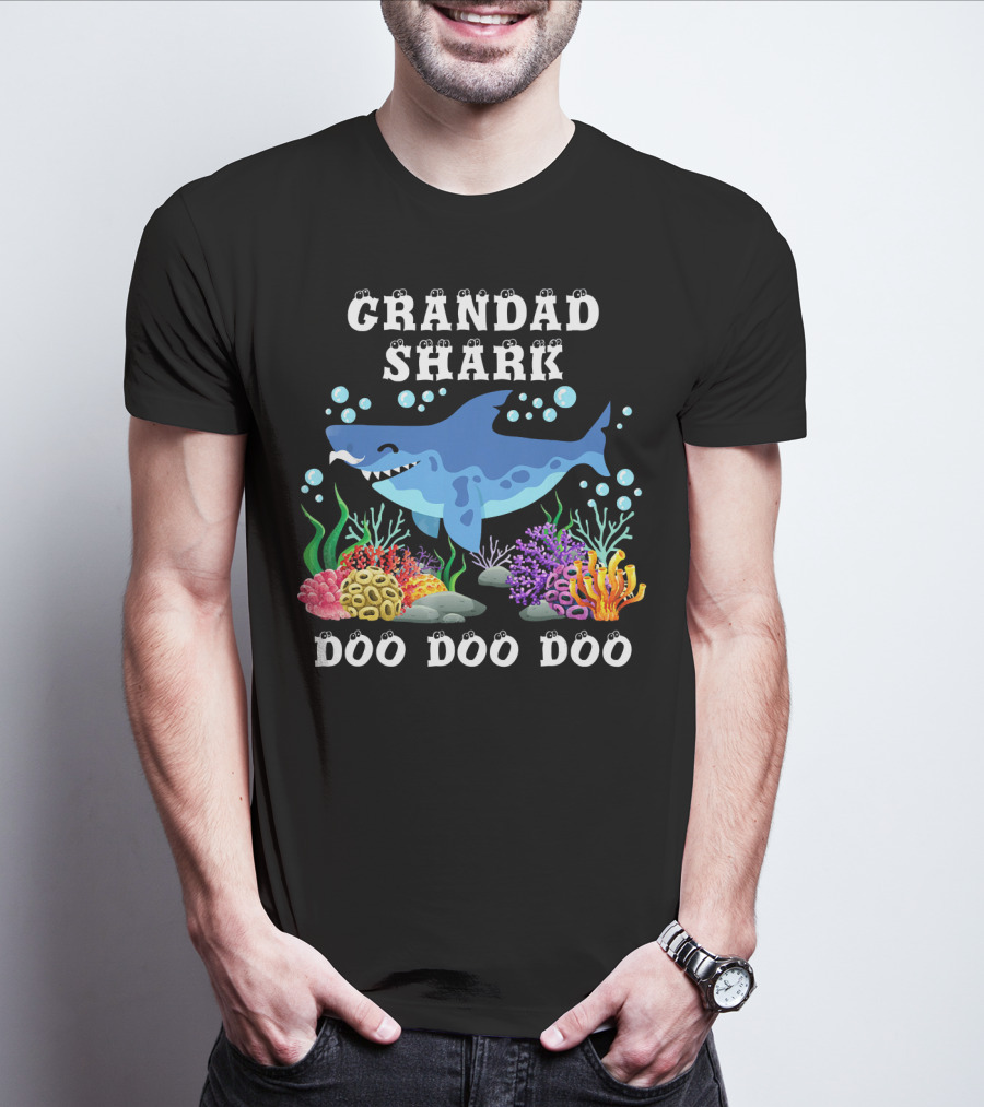Grandad Shark Doo Doo Doo T-Shirt