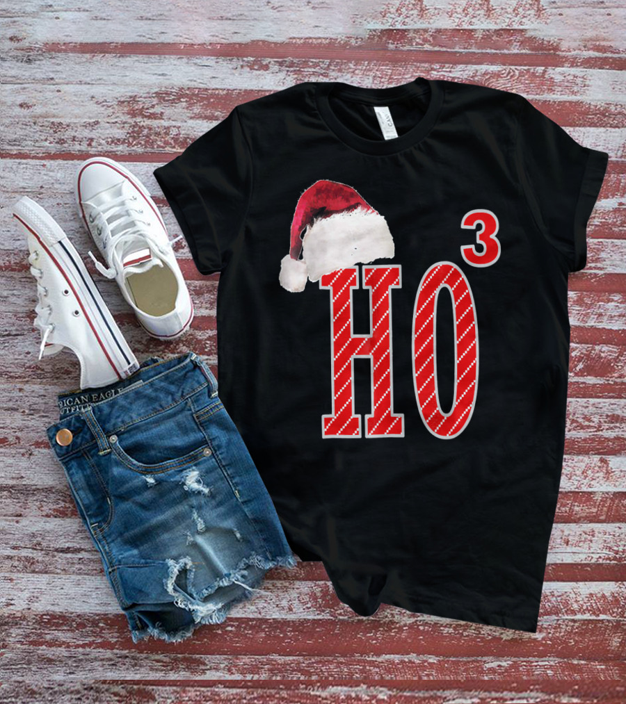 Ugly Christmas Santa Hat Ho Ho³ T-Shirt