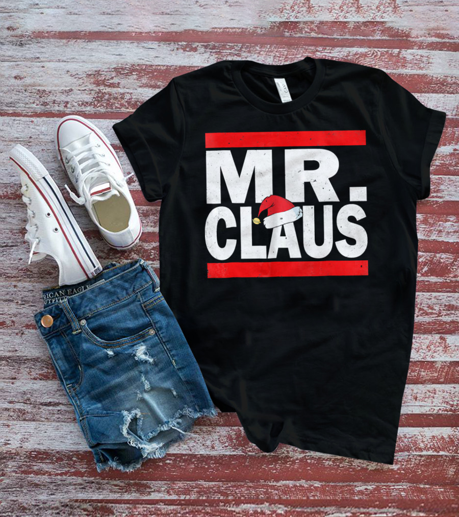 MR CLAUS Christmas Santa Hat T-Shirt