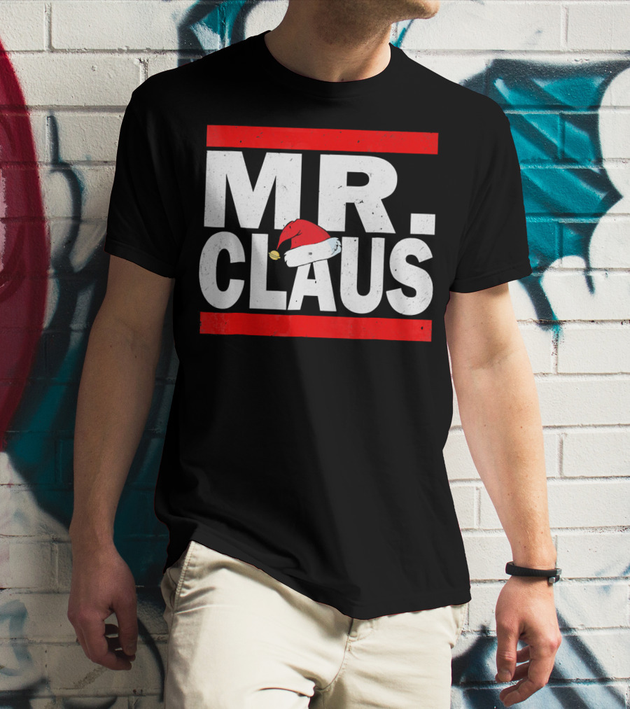 MR CLAUS Christmas Santa Hat T-Shirt