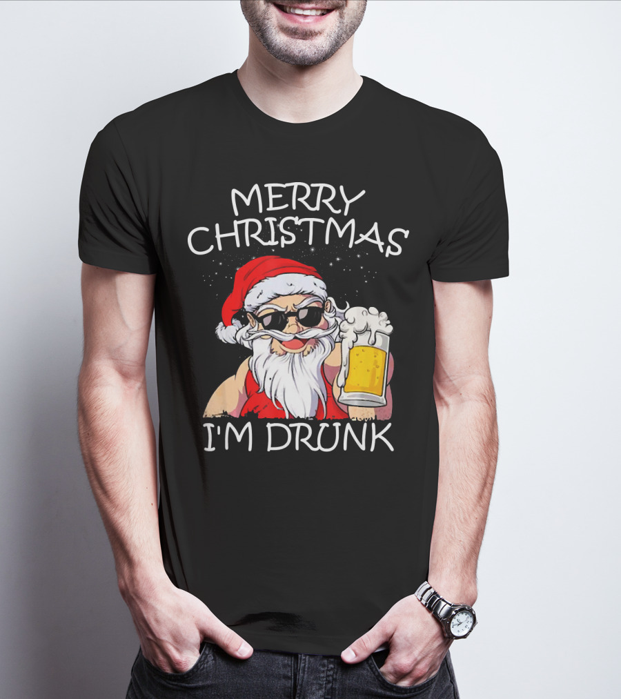 Merry Christmas Santa I'm Drunk T-Shirt