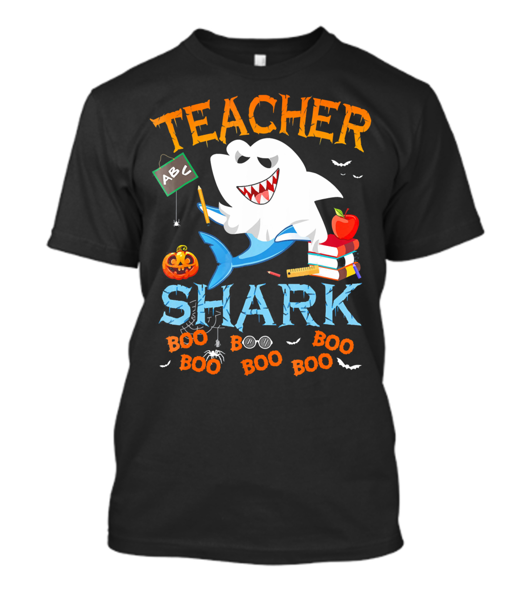 Teacher Shark Halloween Boo Classroom T-Shirt