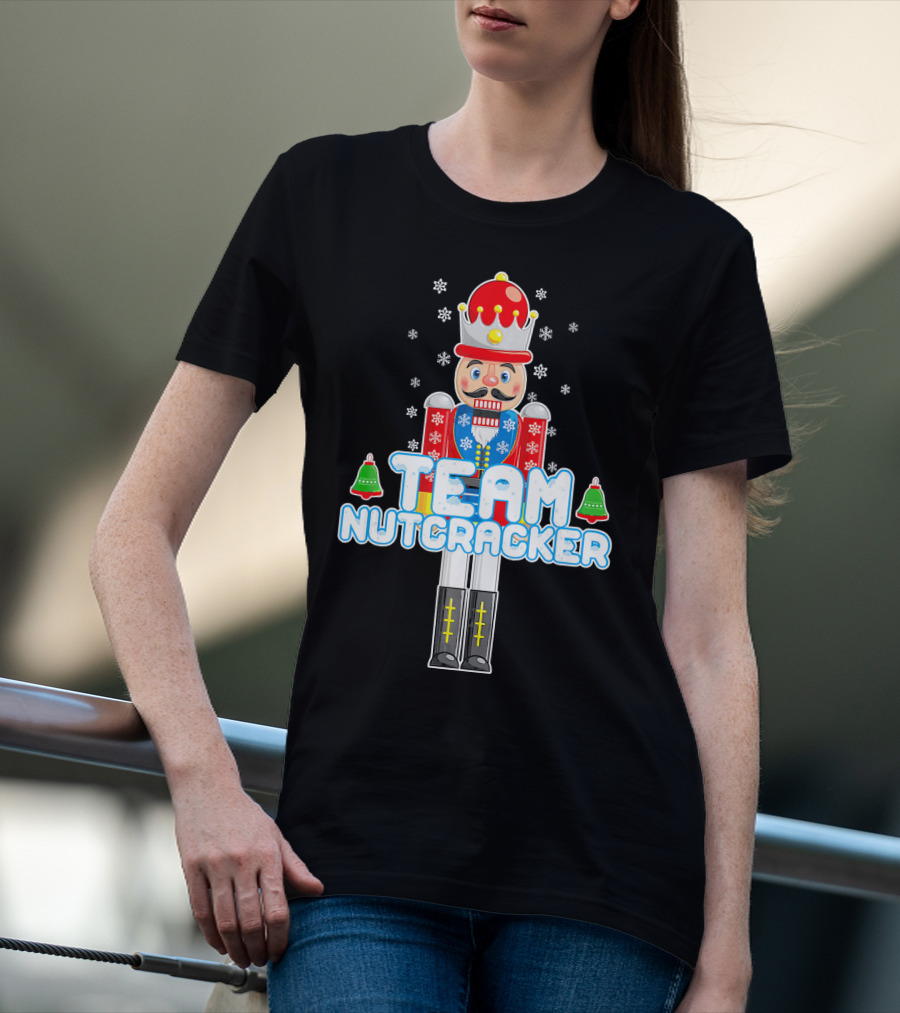 Team Nutcracker Snowflake Bells T-Shirt