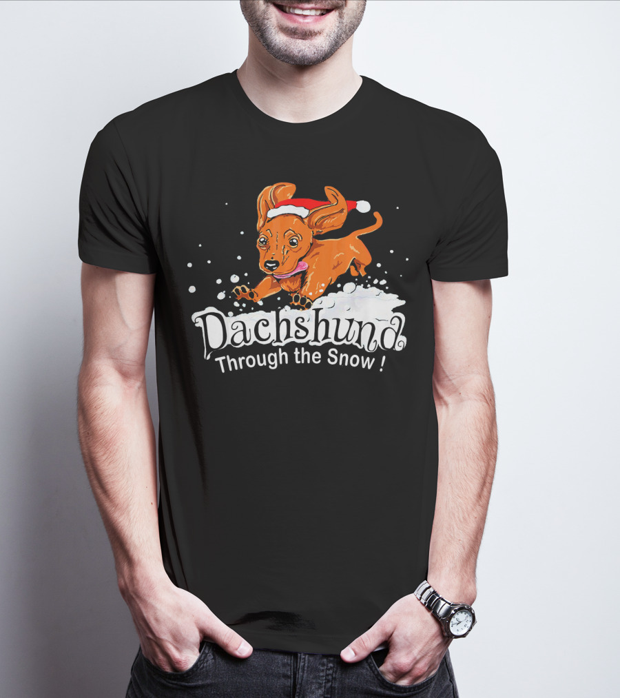 Dachshund Through The Snow T-Shirt