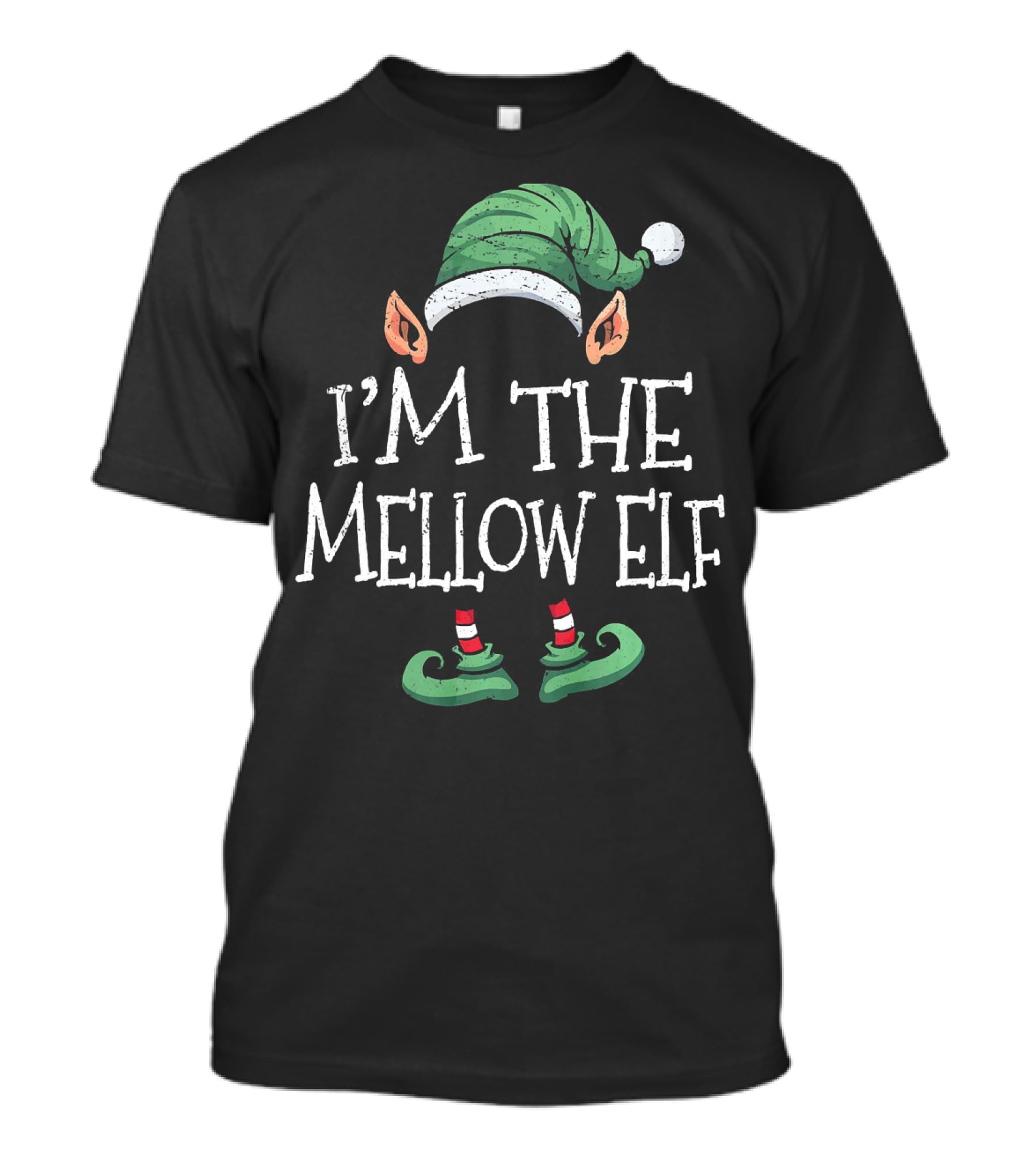 I'm The Mellow Elf Matching Family Holiday Group T-Shirt