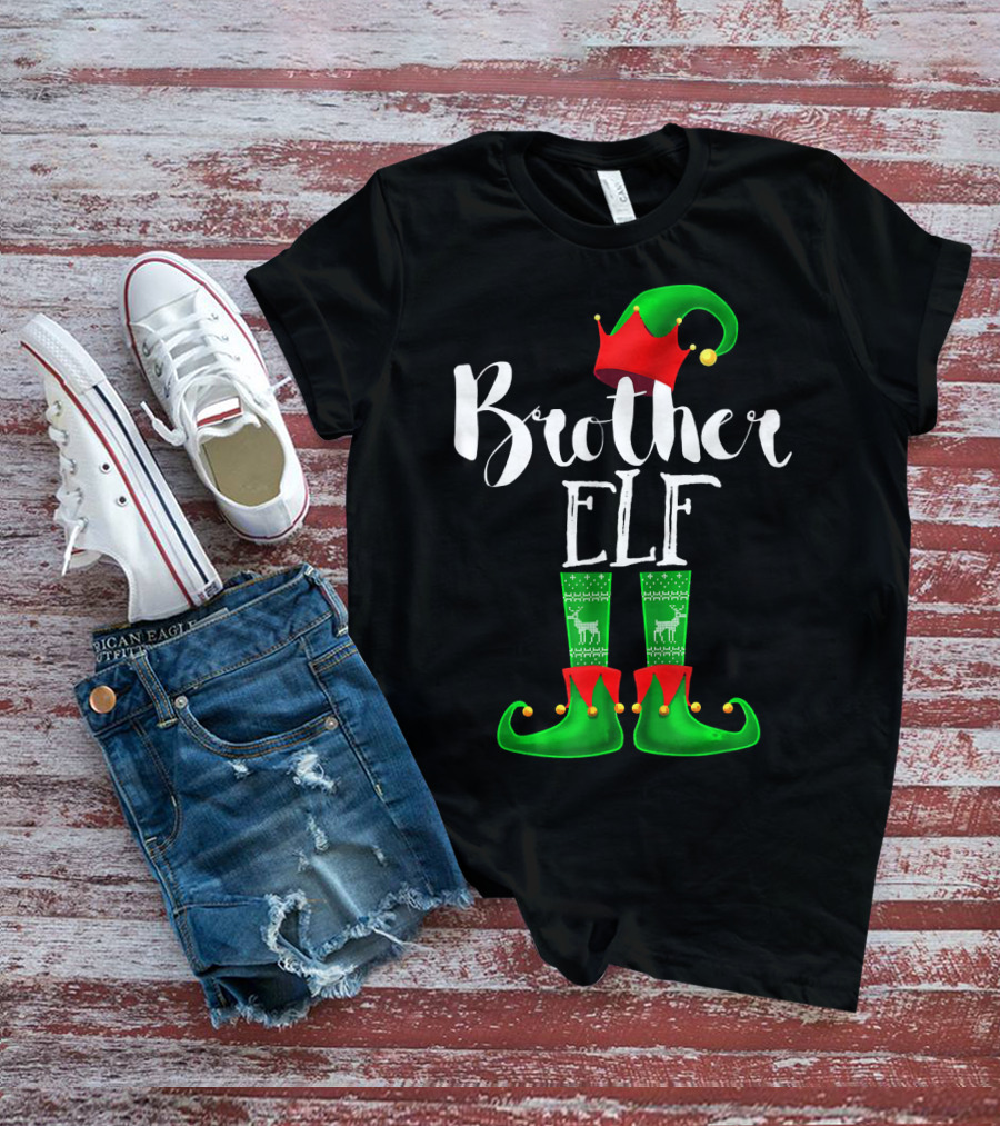 Brother Elf Matching Family Christmas T-Shirt