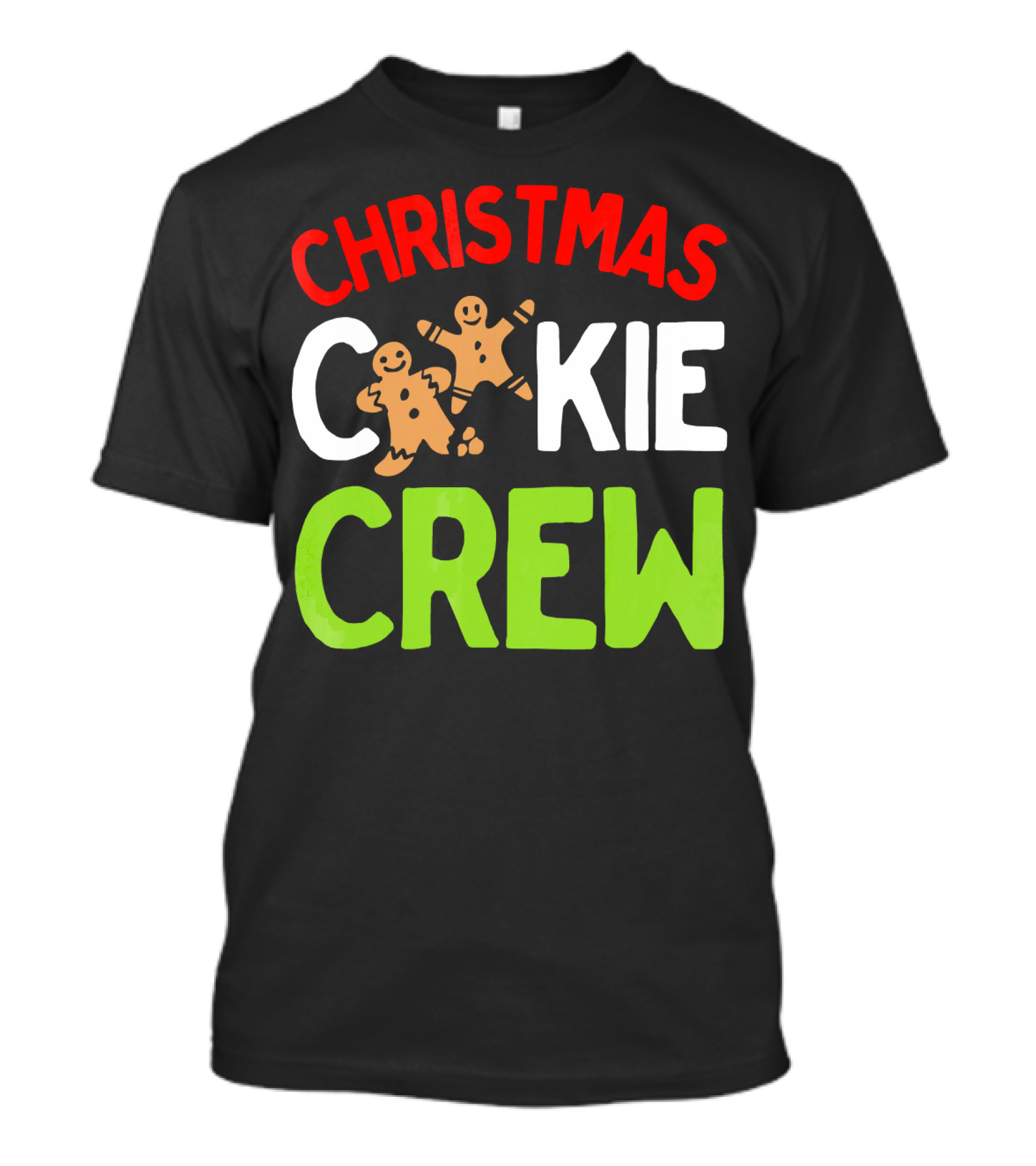 Christmas Cookie Crew With Gingerbread Iconic Festive T-Shirt