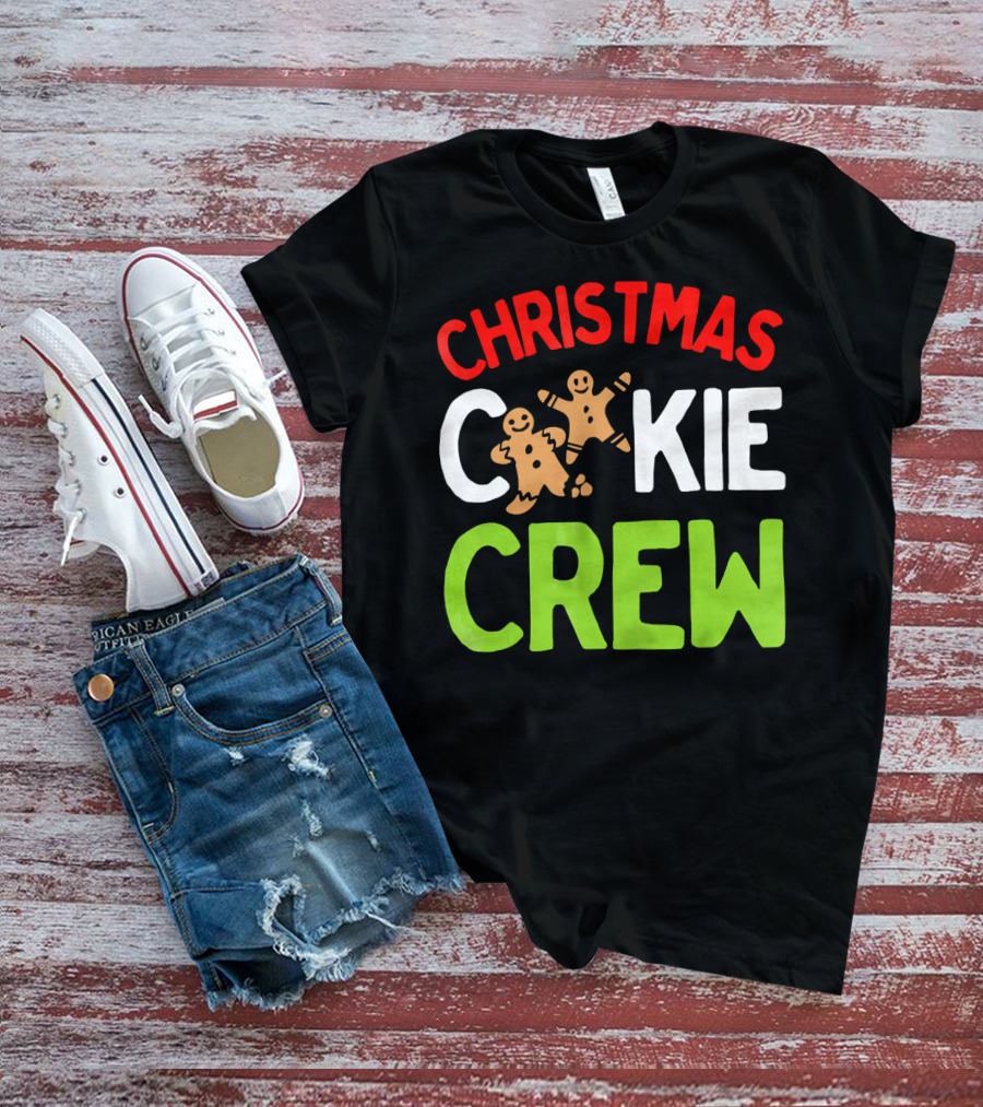 Christmas Cookie Crew With Gingerbread Iconic Festive T-Shirt