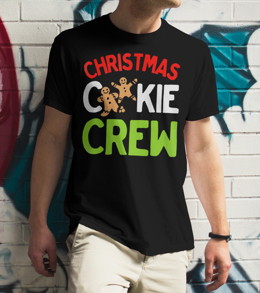 Christmas Cookie Crew With Gingerbread Iconic Festive T-Shirt