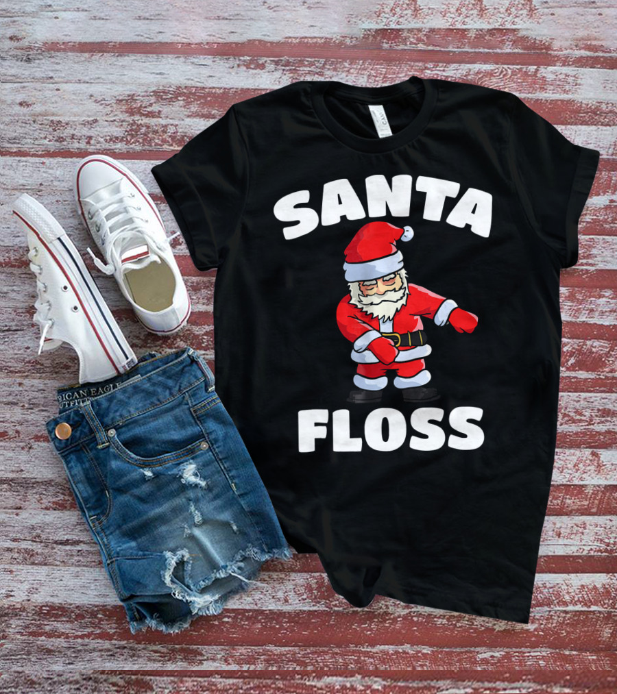 Santa Floss Dance Christmas Moves T-Shirt