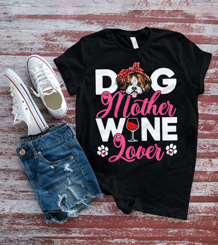Cute Shih Tzu Dog Mother Lover T-Shirt