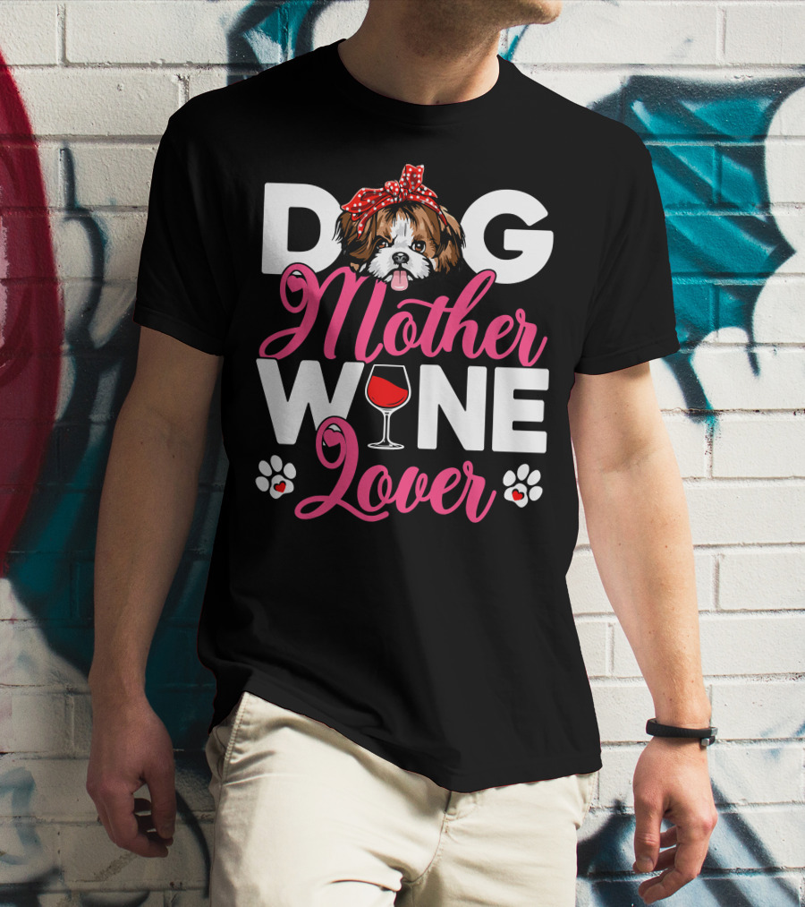 Cute Shih Tzu Dog Mother Lover T-Shirt