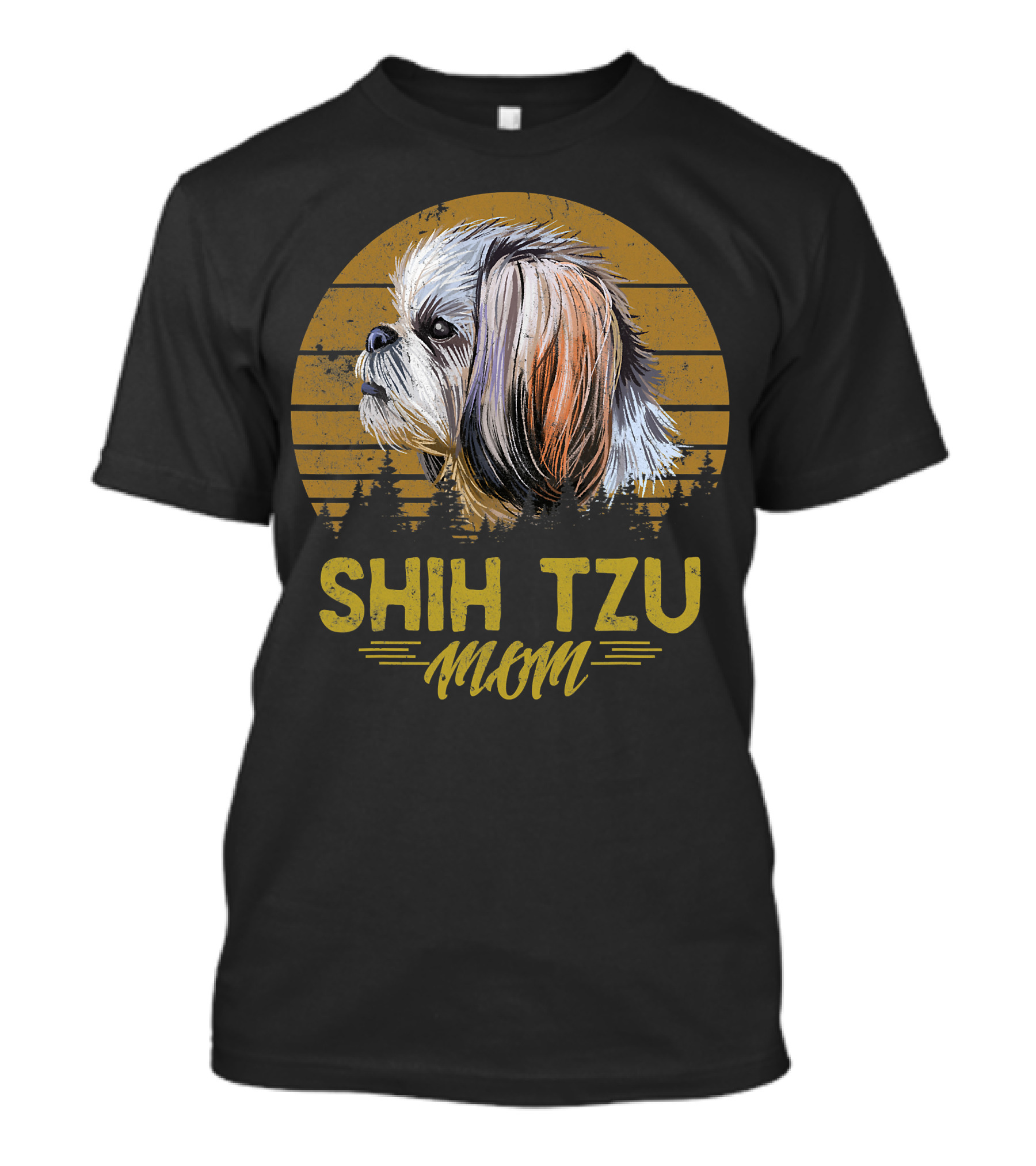 Shih Tzu Mom Retro Dog 365 T-Shirt