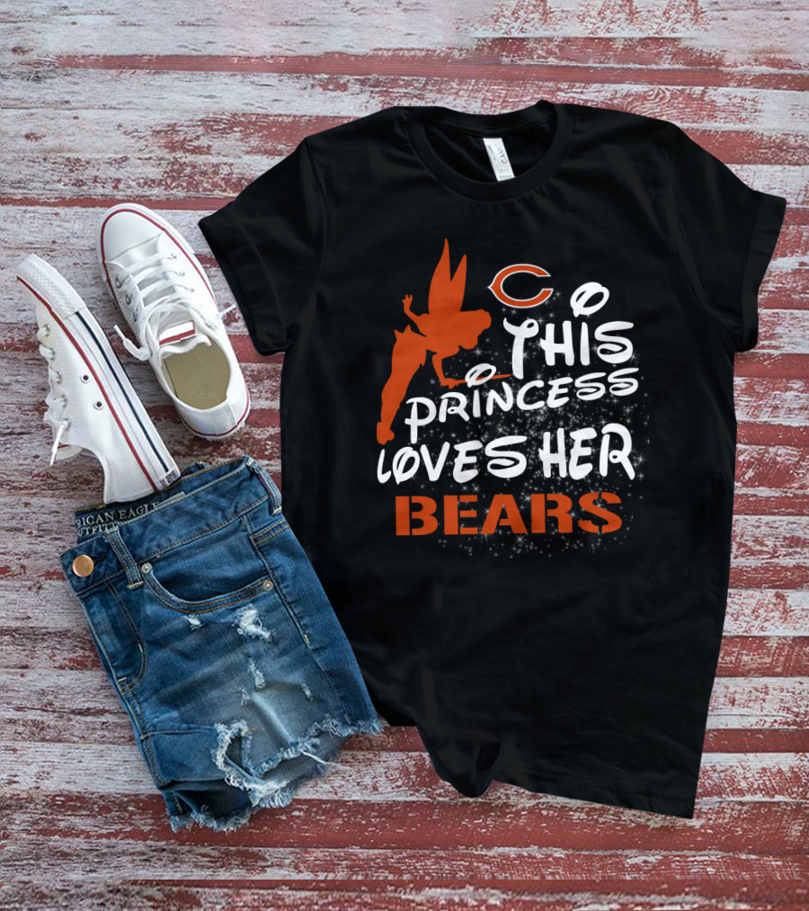 This Princess Loves Her Chicago Bears T-Shirt