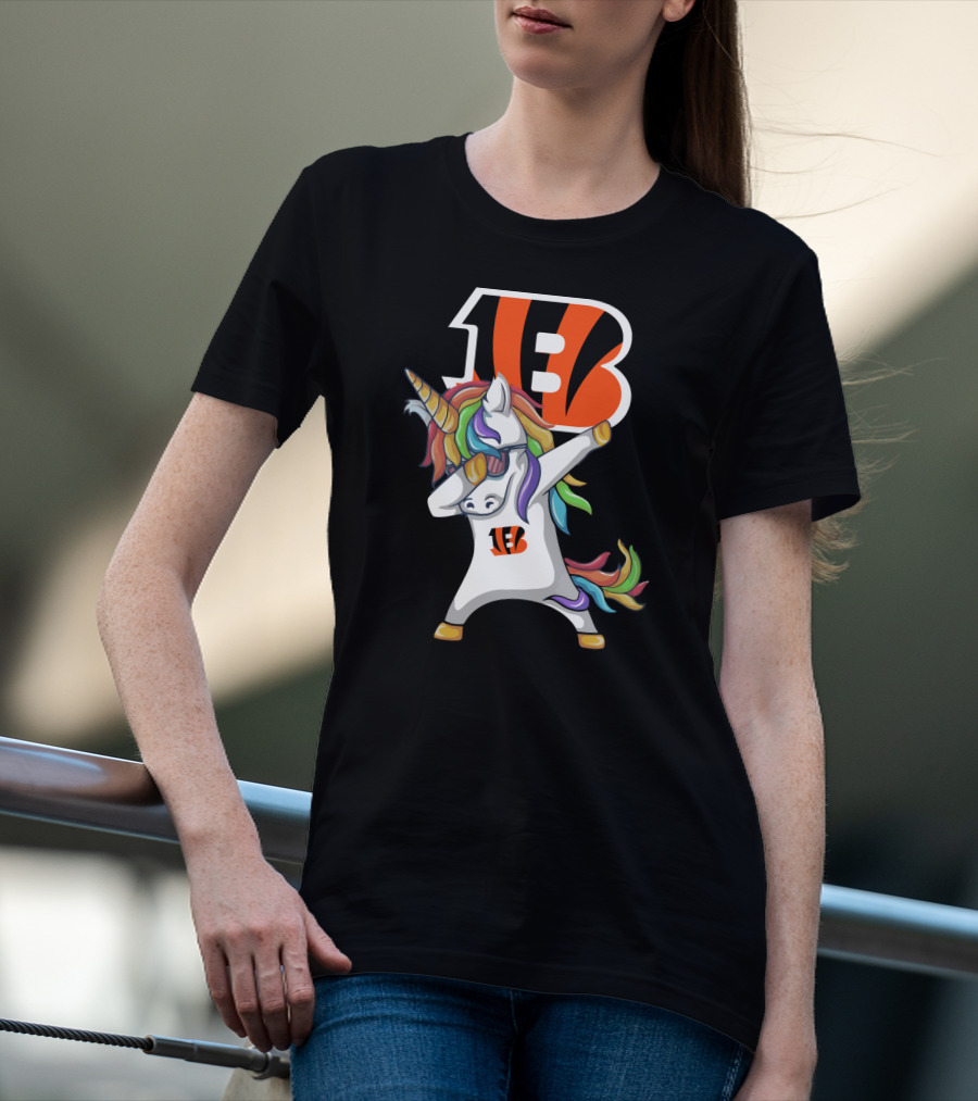 Cincinnati Bengals Dab Unicorn T-Shirt