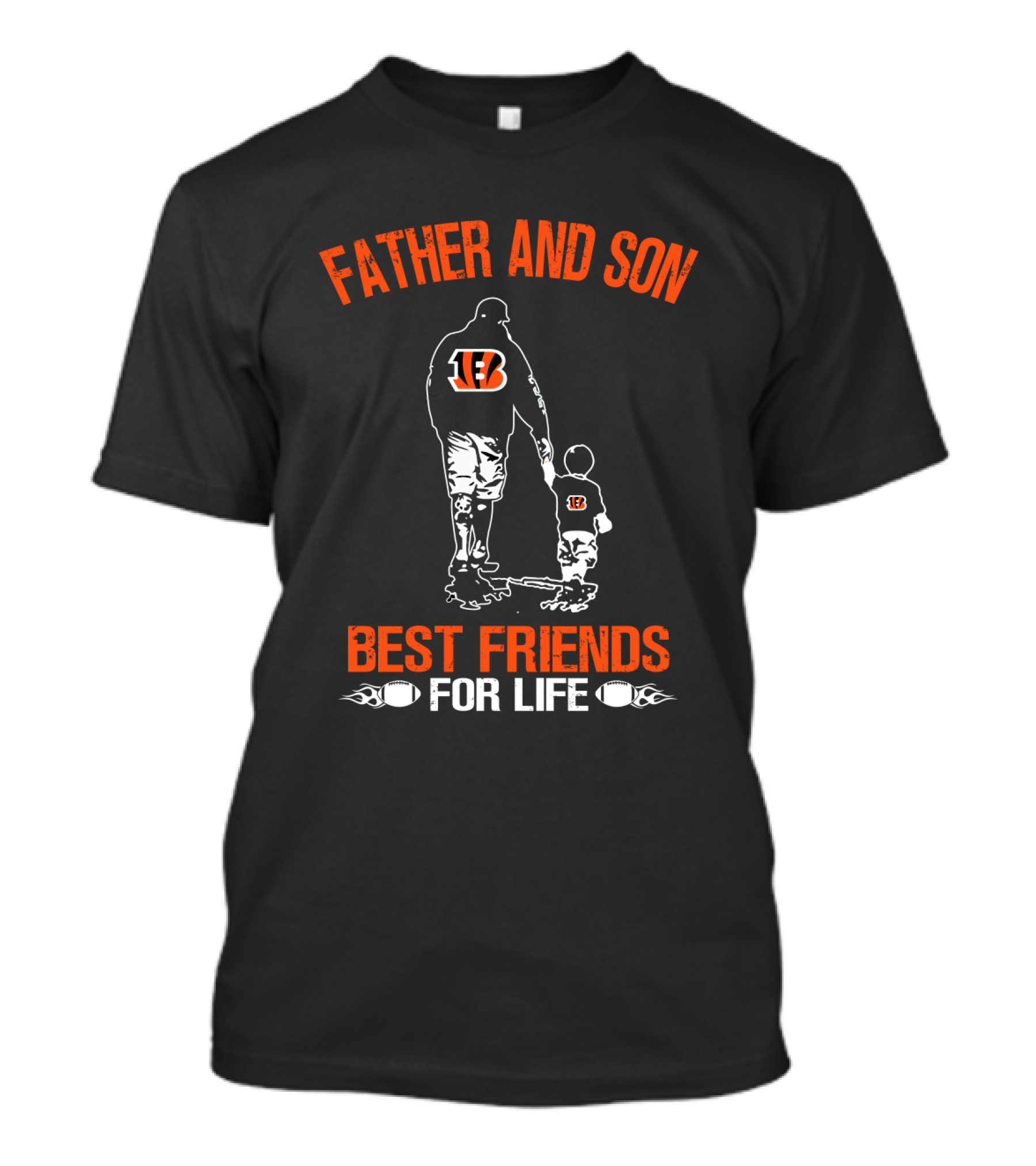 Father And Son Cincinnati Bengals Best Friends For Life T-Shirt