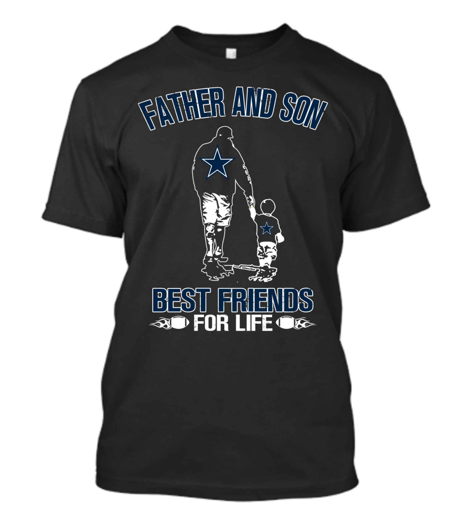 Father And Son Best Friends For Life Dallas Cowboys T-Shirt