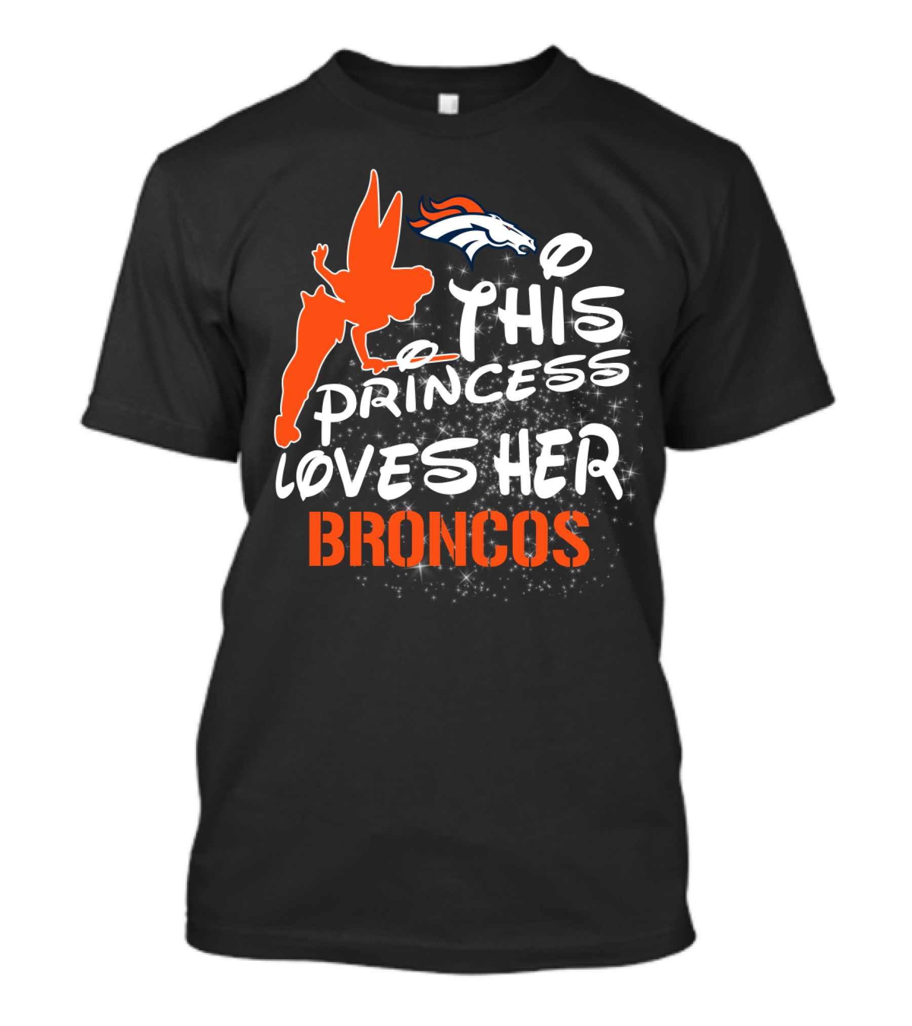 This Princess Loves Her Denver Broncos T-Shirt